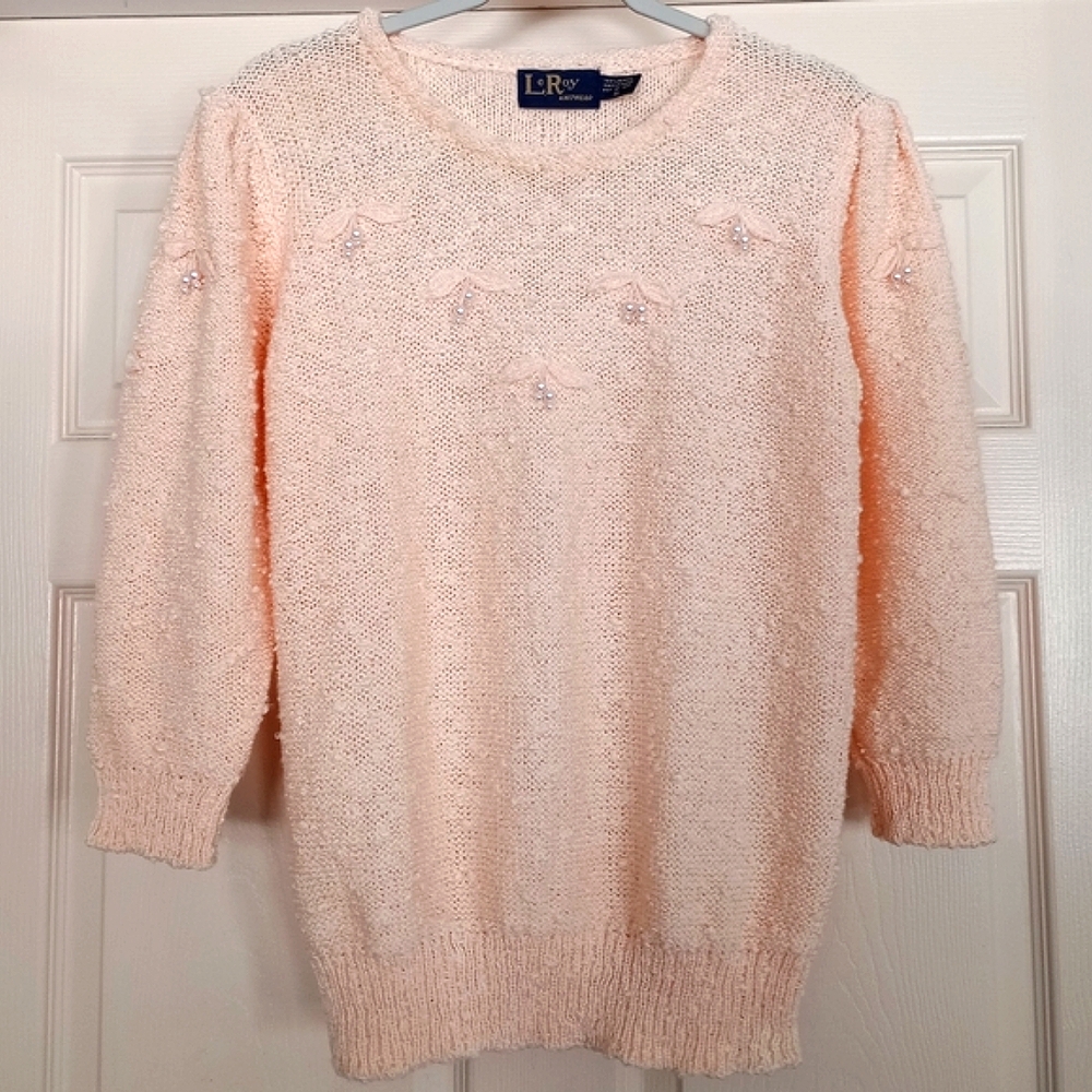 LeRoy Vintage Beaded Sweater